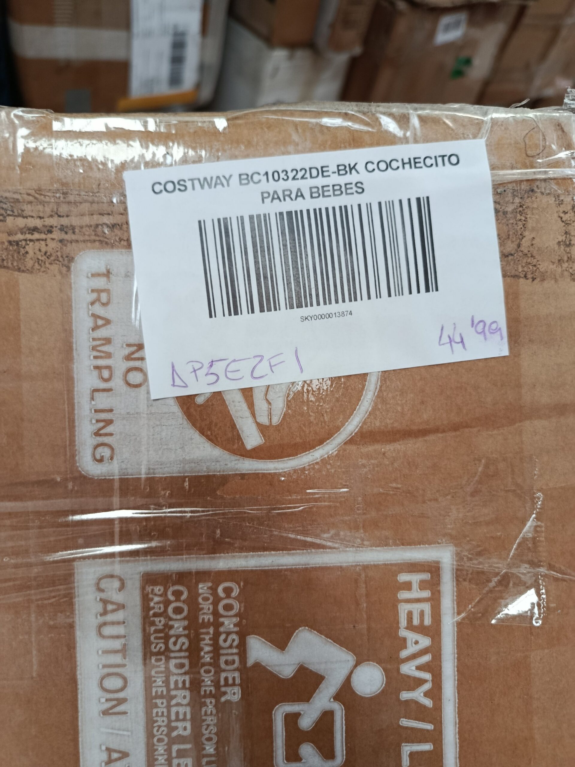 COCHECITO DE BEBE COSTWAY BC10322DE-BK - Imagen 9