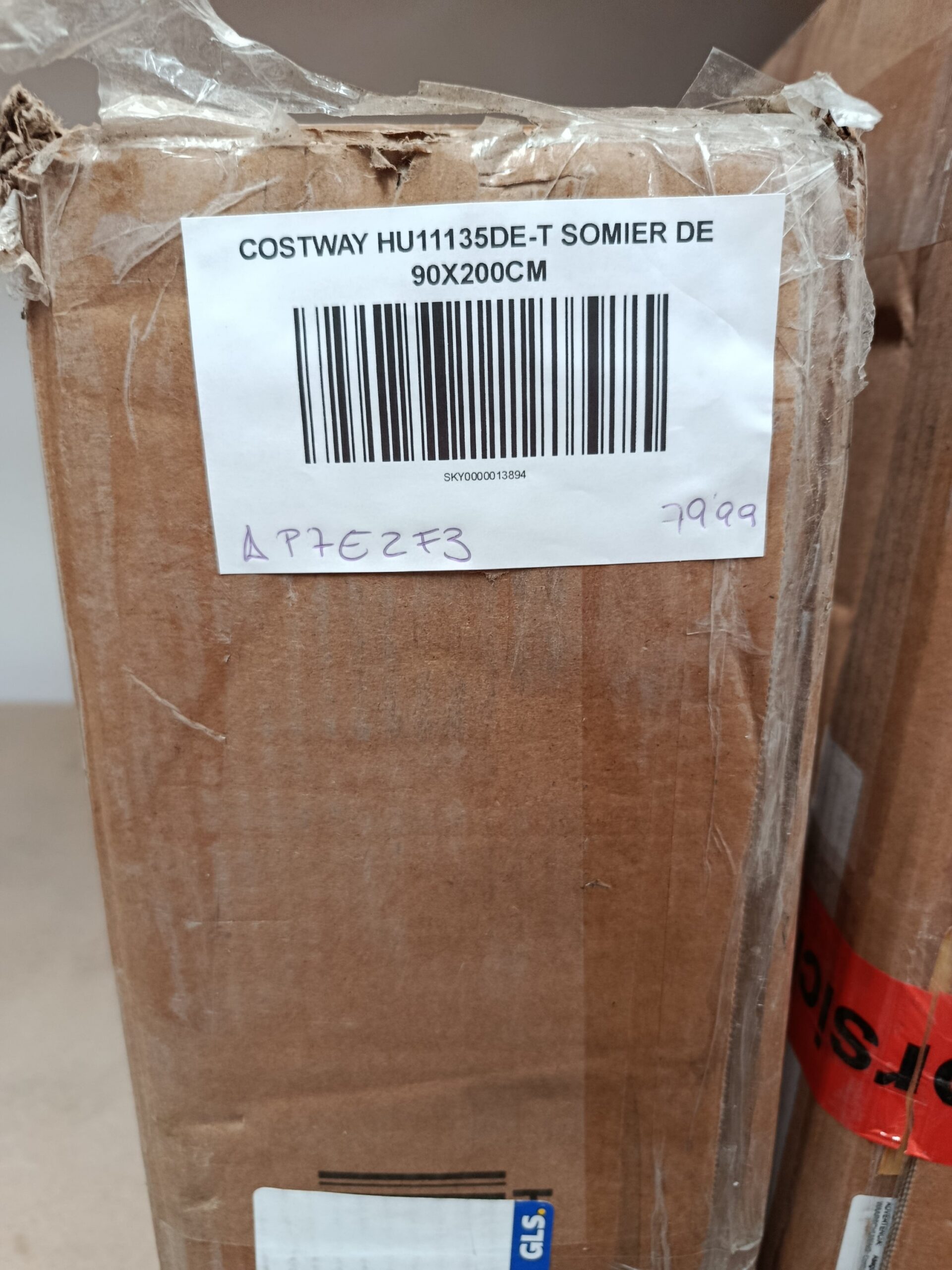 SOMIER DE 90 X 200 COSTWAY HU11135DE-T - Imagen 10