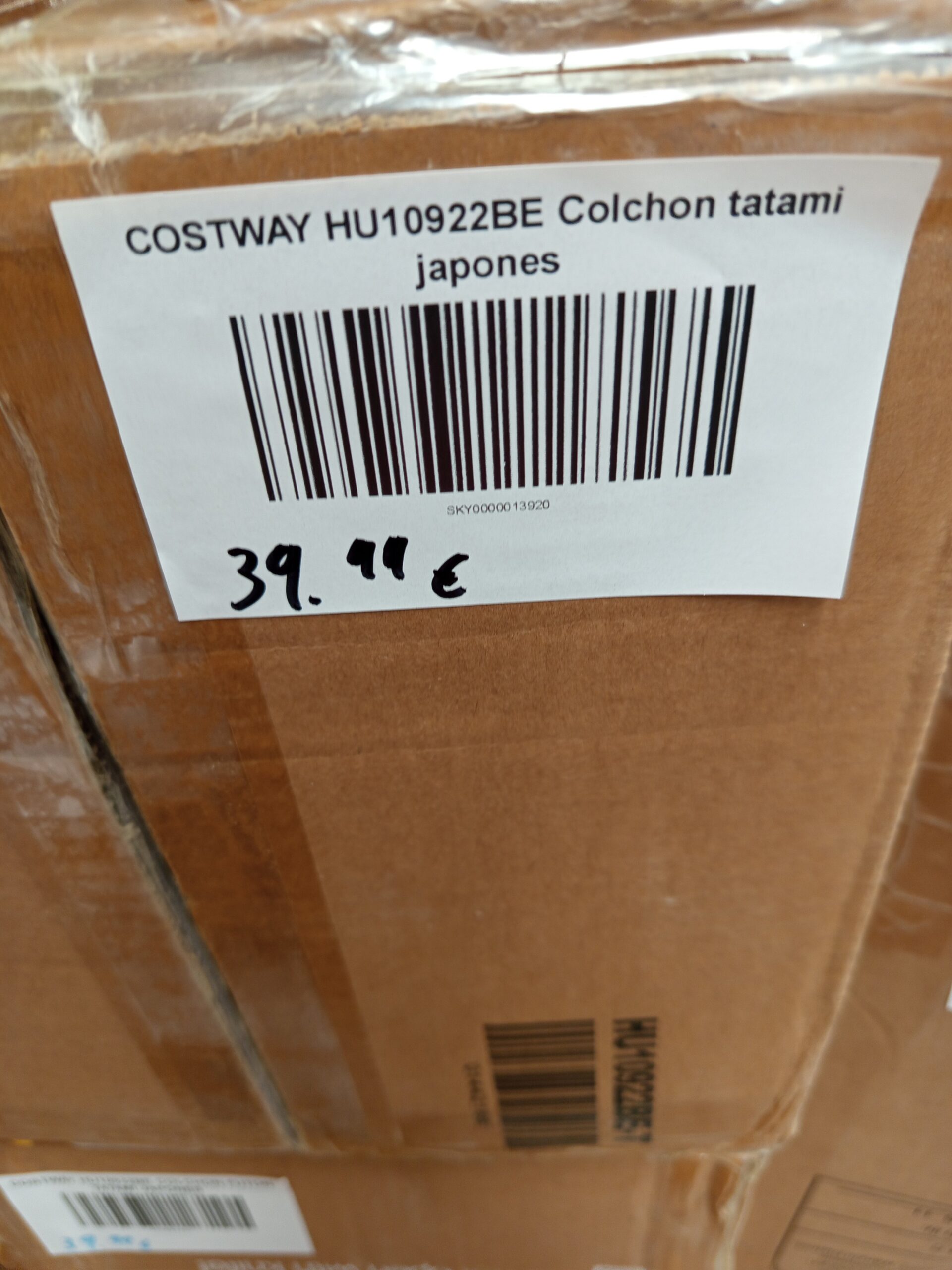 Costway HU10922BE-T Colchón futón tatami japonés - Imagen 7