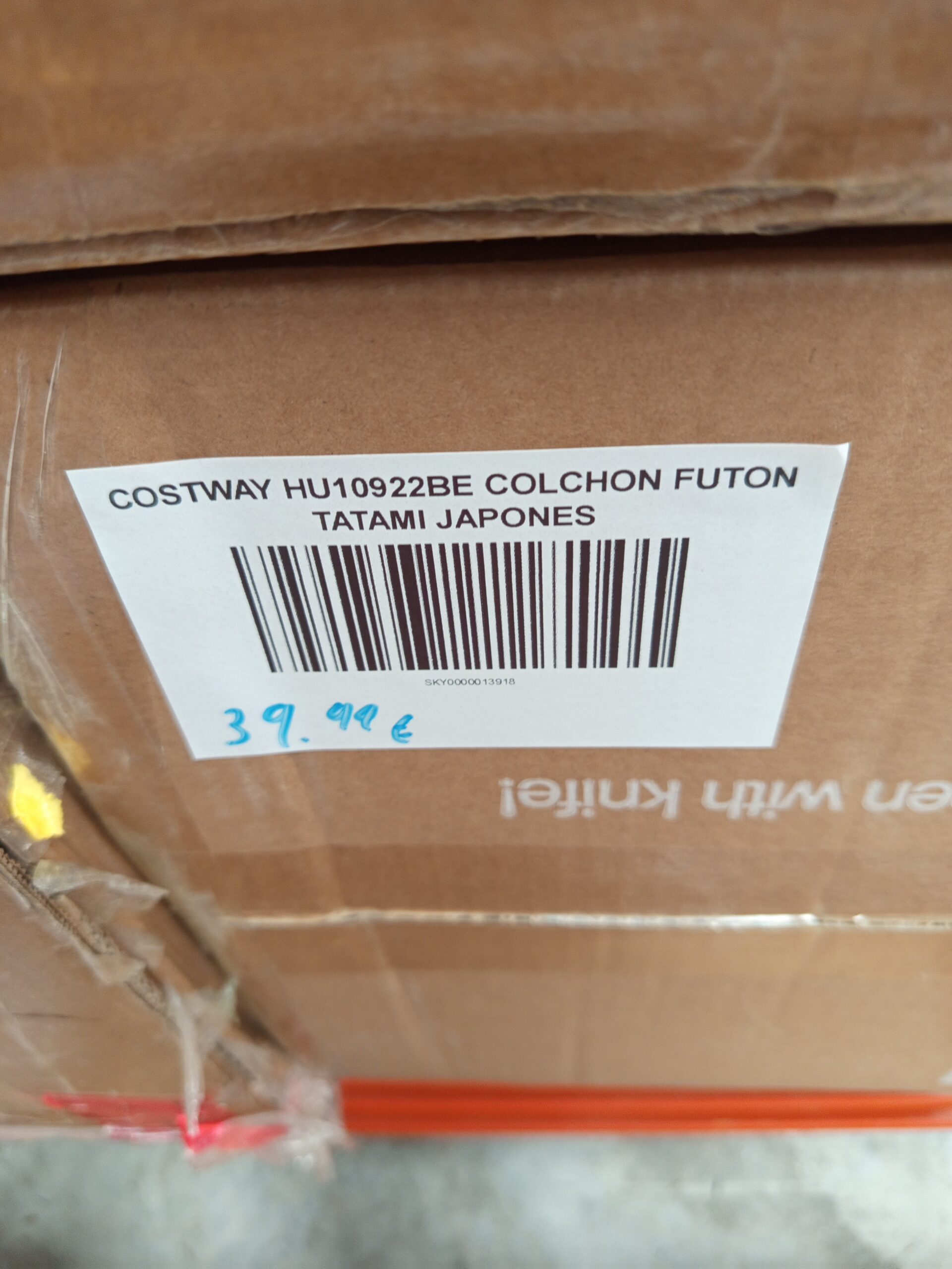 Costway HU10922BE-T Colchón futón tatami japonés - Imagen 8