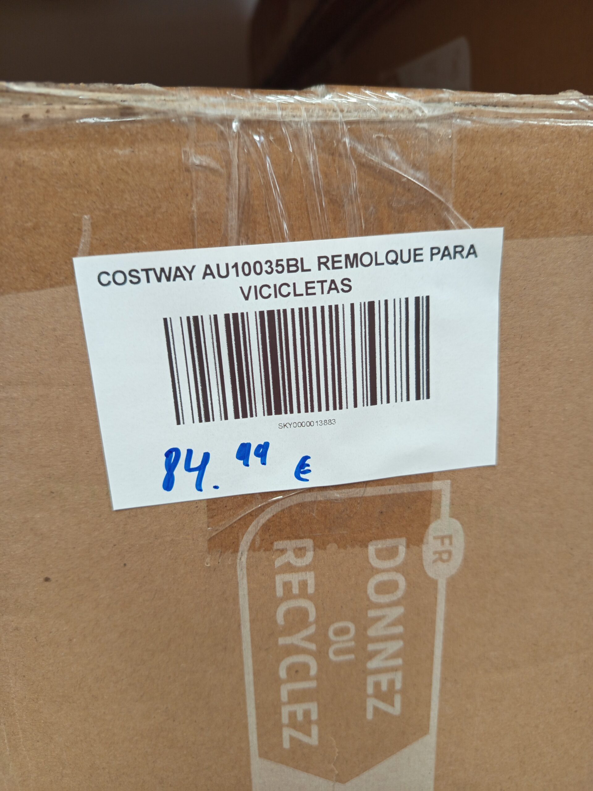 Costway AU10035BL Remolque para bicicleta de alta calidad. - Imagen 10