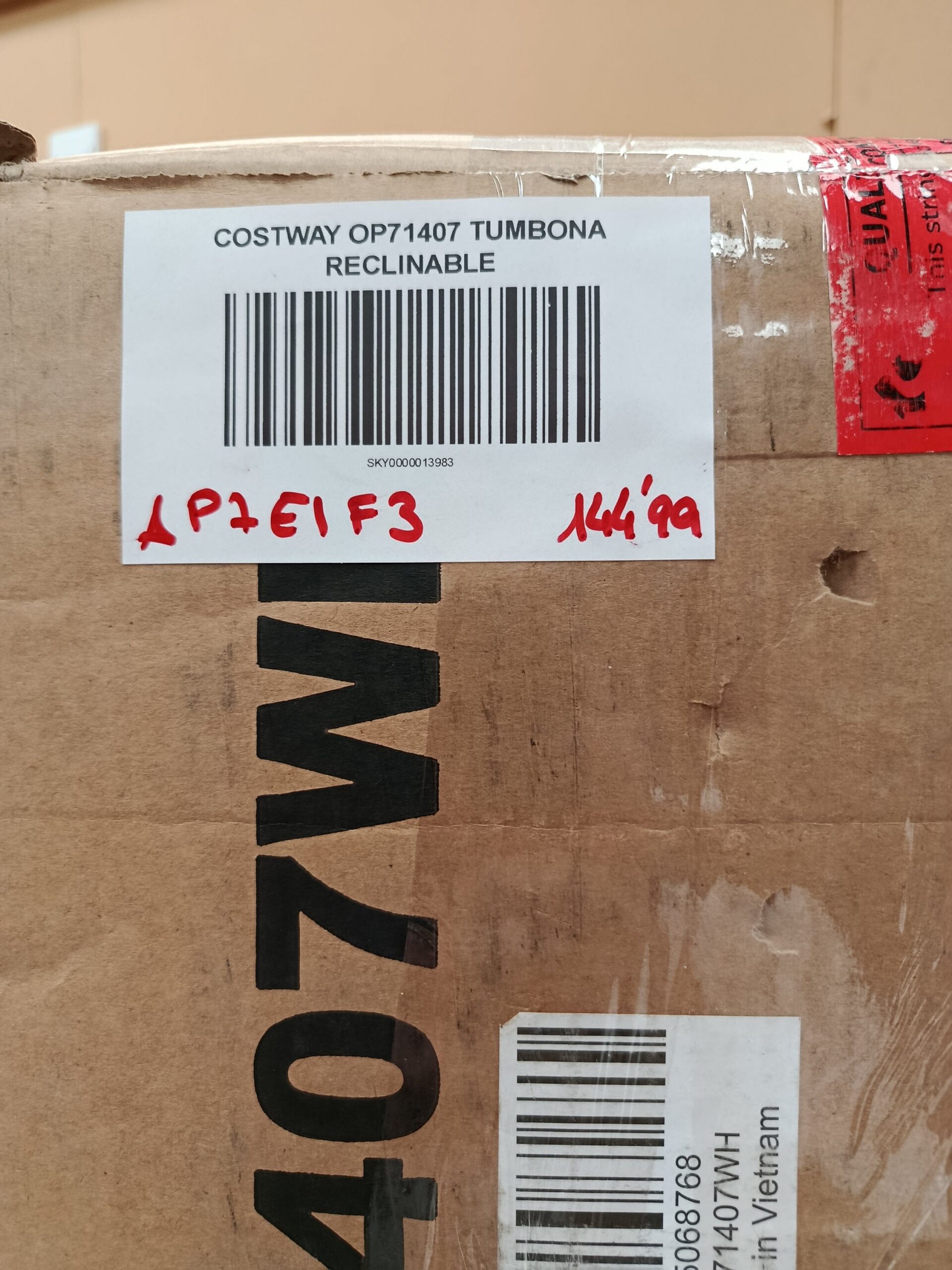 TUMBONA PLEGABLE COSTWAY OP71407 - Imagen 12