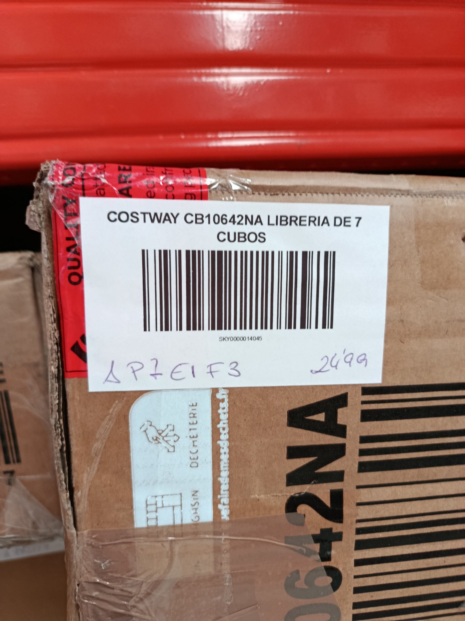 LIBRERIA DE 7 CUBOS COSTWAY CB10642NA - Imagen 7