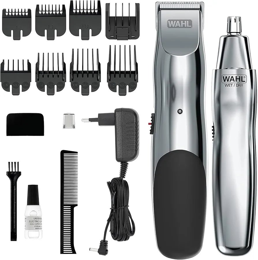 Wahl Groomsman Set de recortador inalámbrico para barba y nariz - Imagen 2