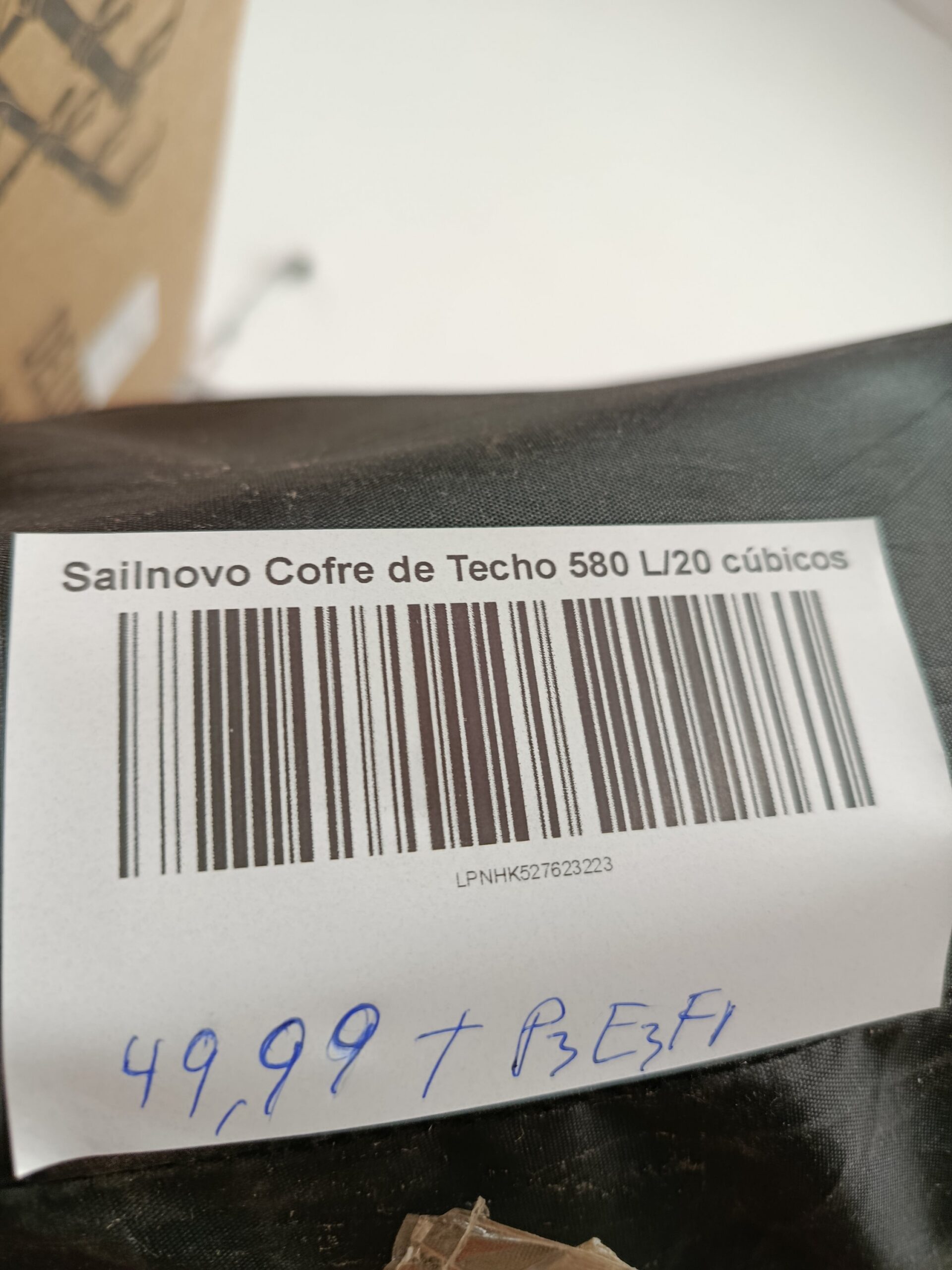 Sailnovo Cofre Techo Coche de 580 L/20 cúbicos - Imagen 6
