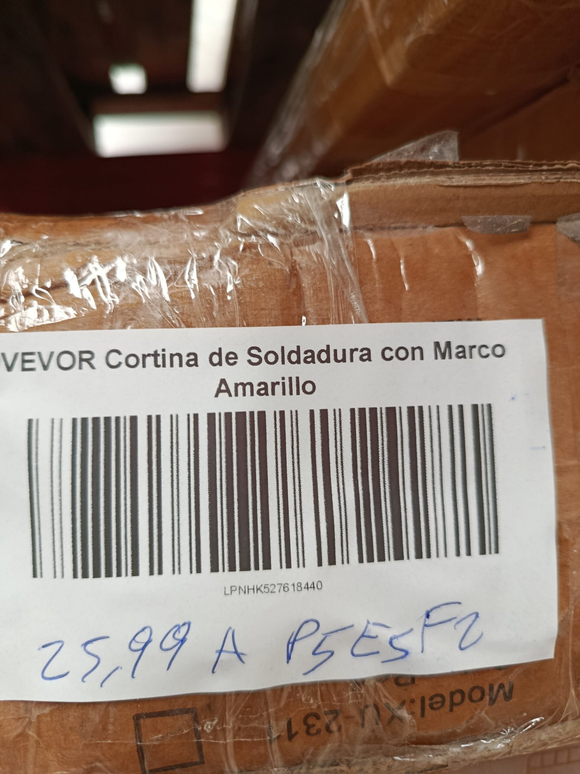 VEVOR Cortina de Soldadura con Marco Amarillo - Imagen 7