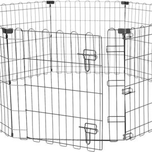 Parque de metal plegable para perros y mascotas