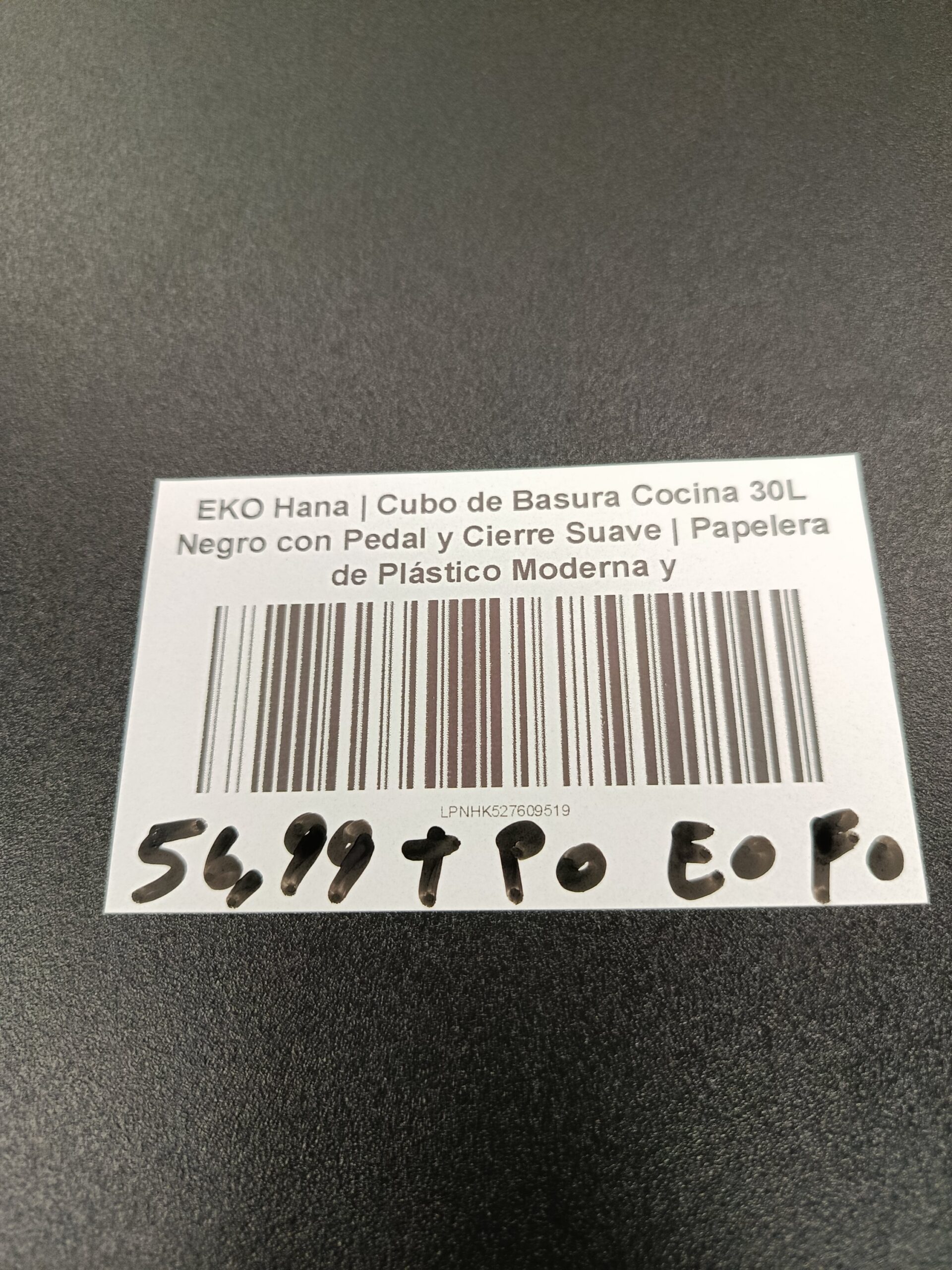 EKO Hana Cubo de basura delgado de 30 litros con pedal - Imagen 7