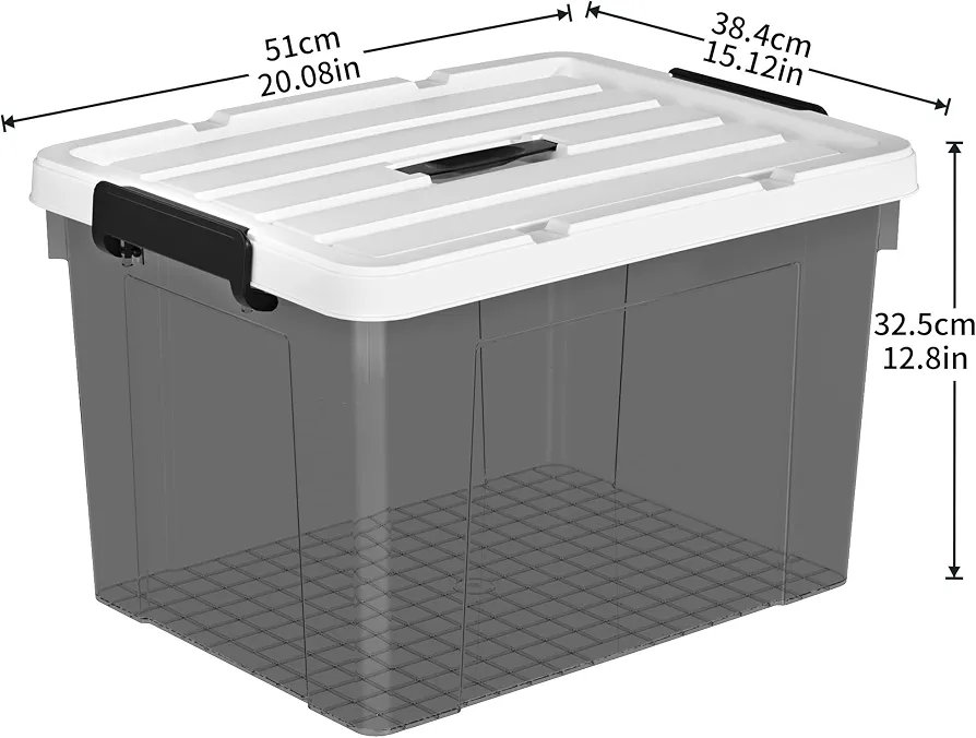 Cetomo 45L*3 Cajas de
almacenamiento de plástico - Imagen 2