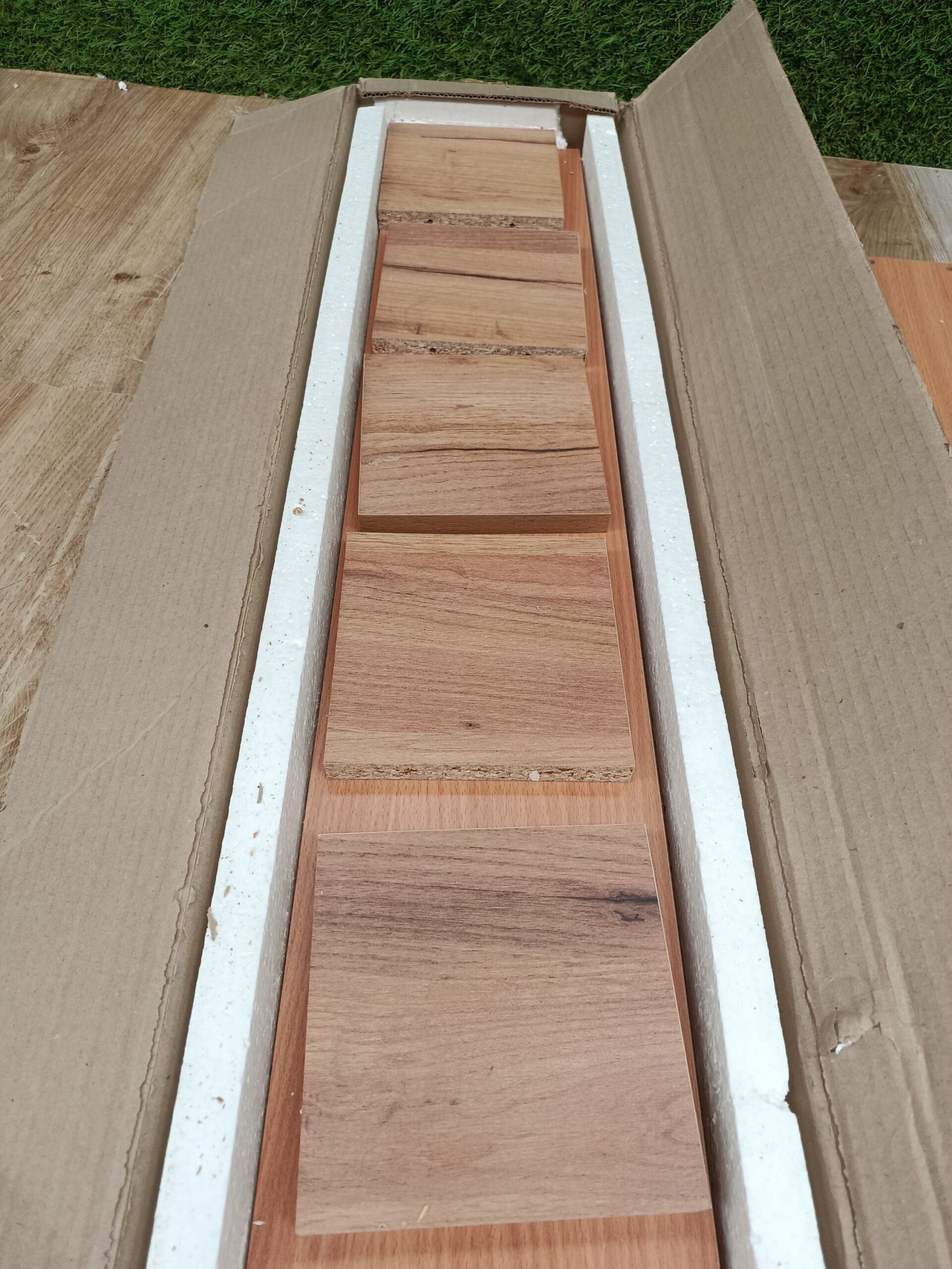 VCM Estantería de Pared de Madera Estantería Colgante - Imagen 4
