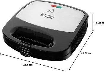 Russell Hobbs Sandwicheras 3 en 1 gofrera tostadora grill - Imagen 2