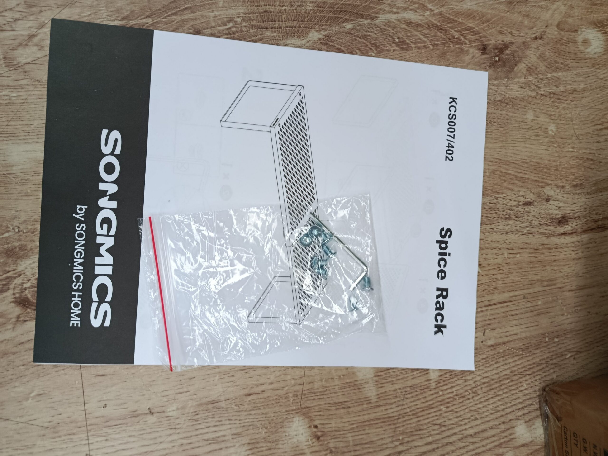 SONGMICS KCS402W01Juego de 2 Espiceros Extensible - Imagen 5