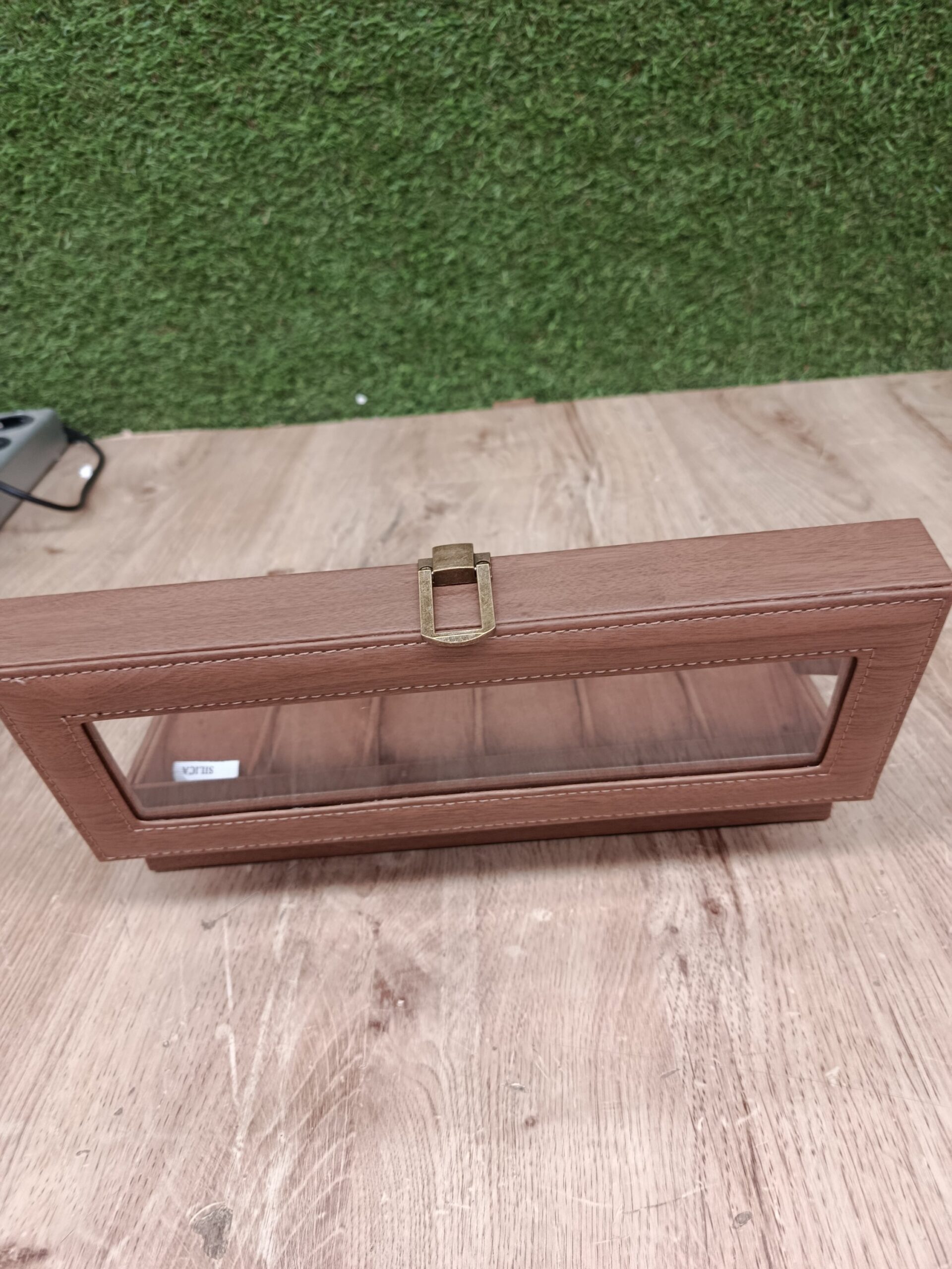 SONGMICS JEB006K1 Caja de Relojes con 6 Compartimentos - Imagen 5