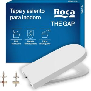 Roca The Gap Tapa y asiento de Supralit para inodoro