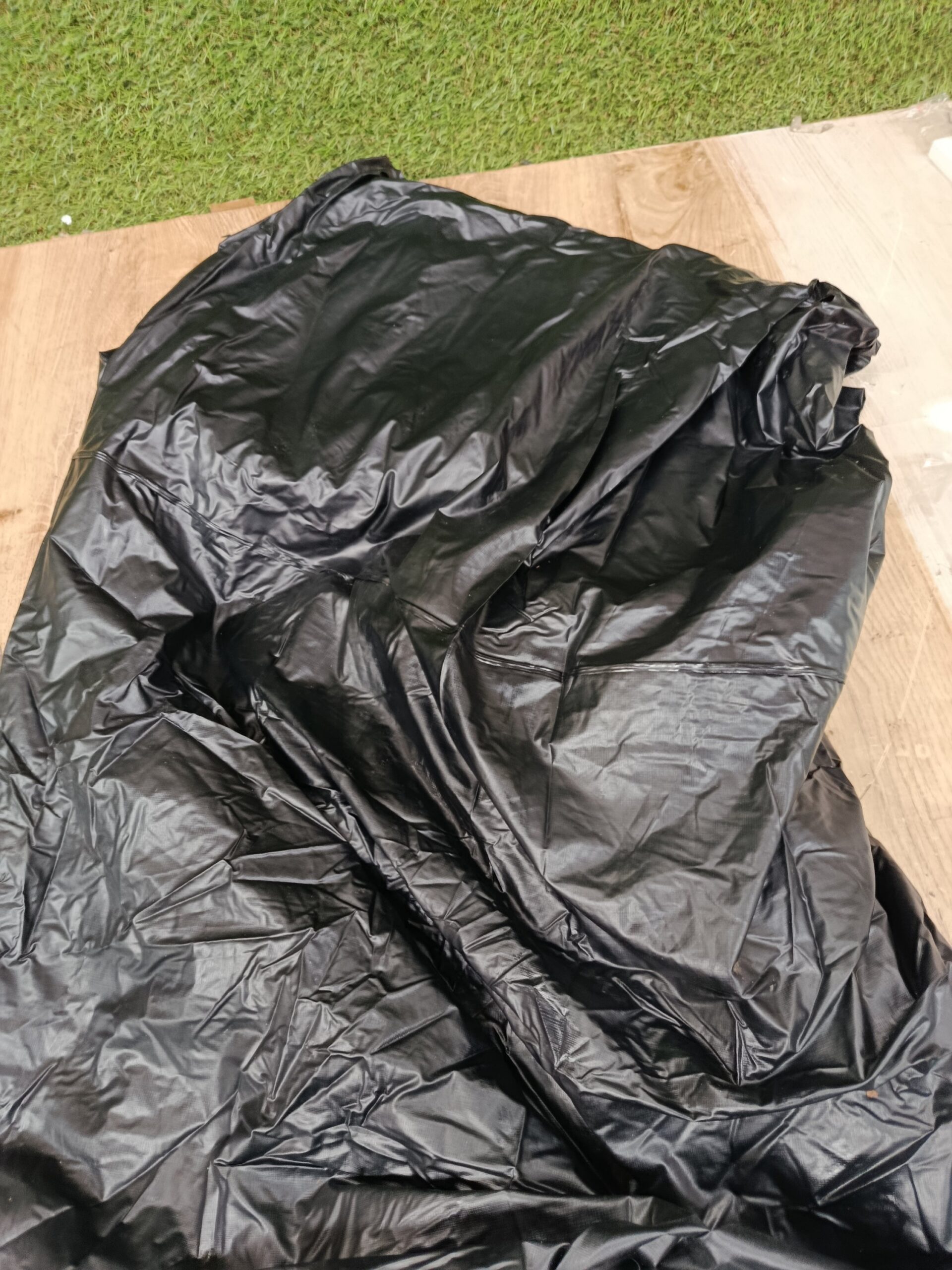 BESTWAY Cobertor de Invierno Redondo Ø493 cm de PVC para Piscinas Negro - Imagen 5