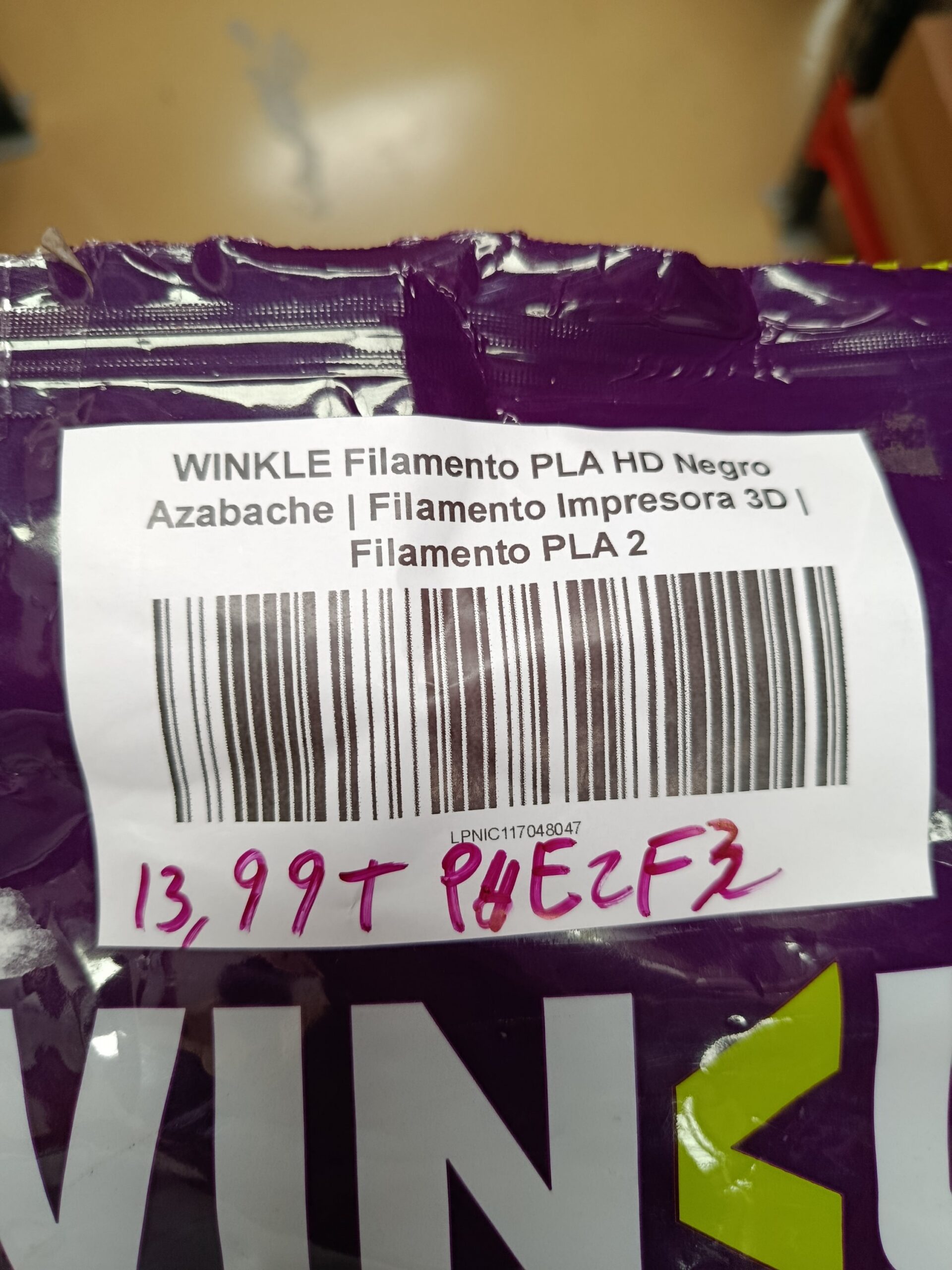 WINKLE Filamento PLA Tough 2.85mm Negro 1kg Filamento Impresora 3D - Imagen 6