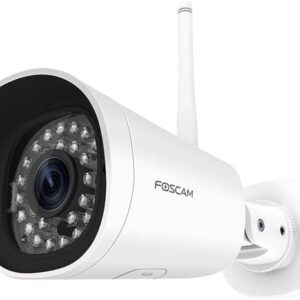Foscam Cámara IP WiFi Seguridad Grabación en la NubeAI Detección Humana Visión Nocturna Compatible con Alexa.