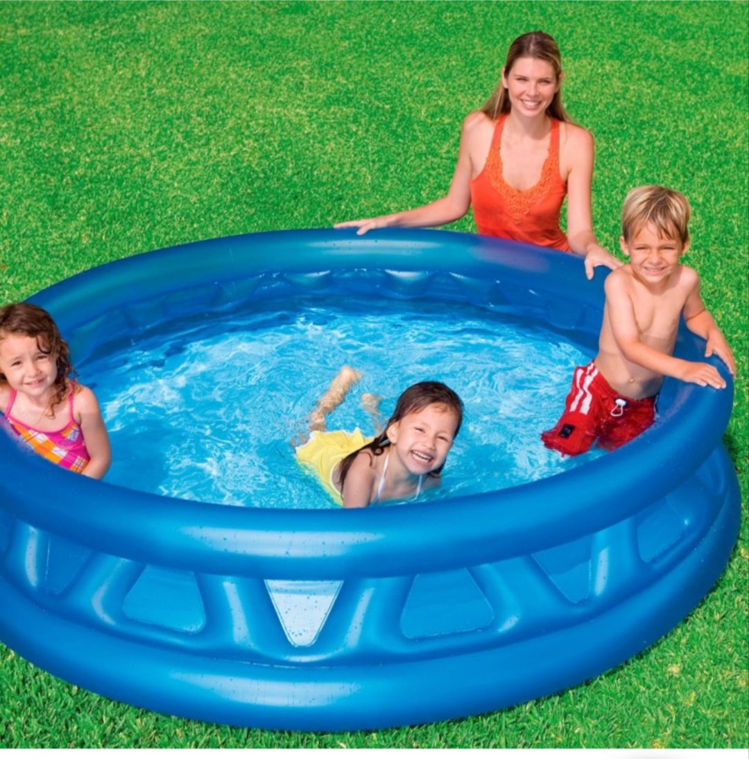 Piscina hinchable redonda azul INTEX 58431 - Imagen 2
