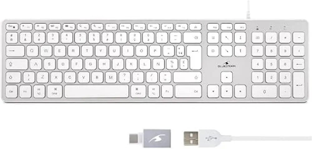 Bluestork Teclado QWERTY con Cable USB