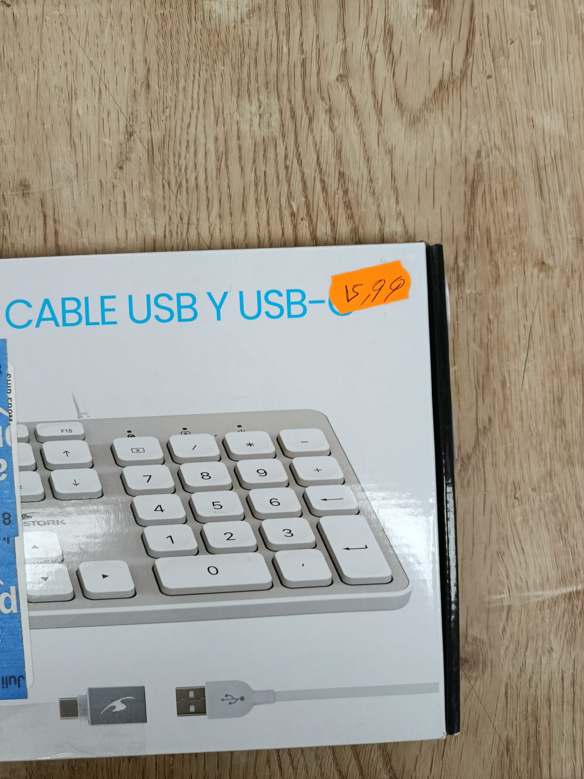 Bluestork Teclado QWERTY con Cable USB - Imagen 9