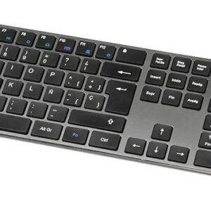 Amazon Basics Teclado ultrafino de tamaño completo y ratón inalámbrico