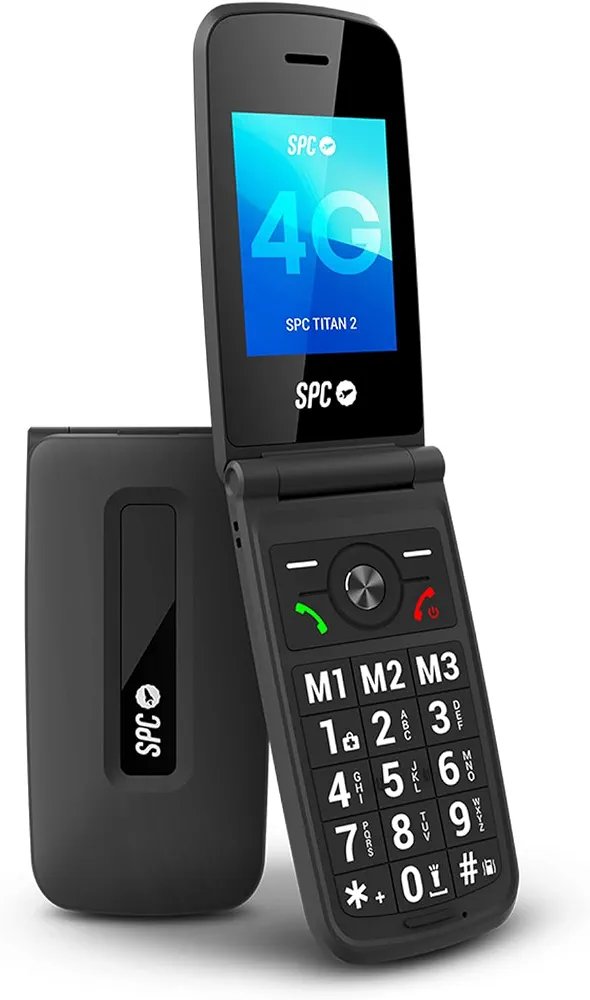 SPC Titan 2 - Teléfono móvil para Mayores con Teclas Grandes 4G.