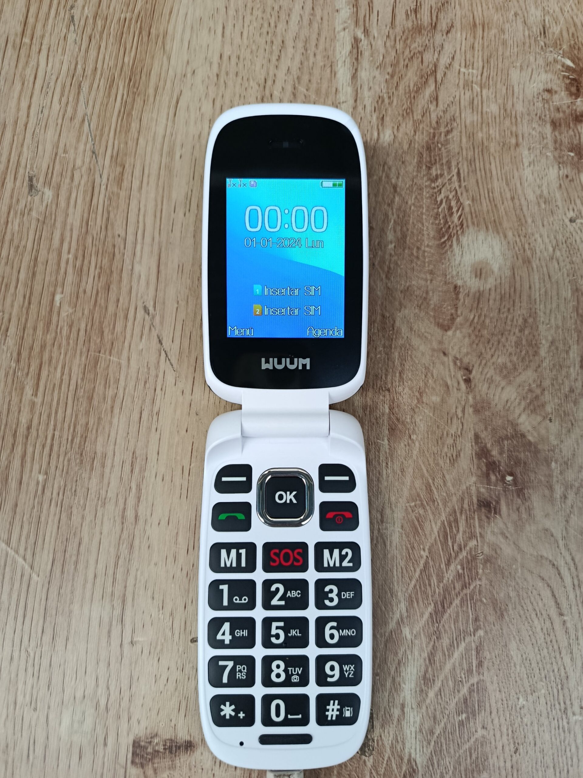 WUUM Clap – Teléfono Móvil de Tapa con Doble Pantalla - Imagen 3