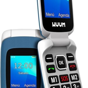 WUUM Clap – Teléfono Móvil de Tapa con Doble Pantalla
