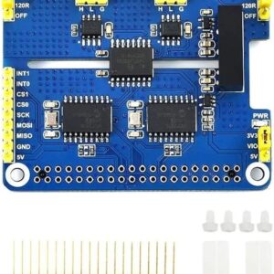 Placa de expansión CAN Hat de 2 canales aislada para Raspberry