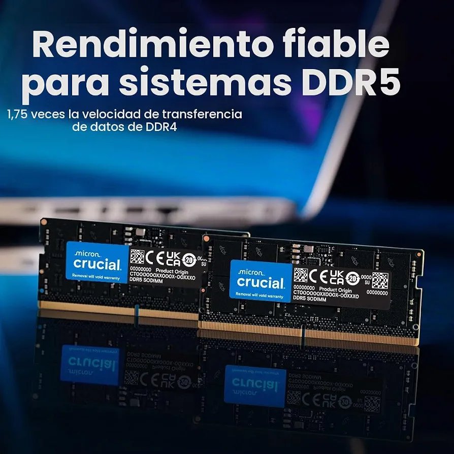 Crucial RAM DDR5 8GB 4800MHz - Imagen 2