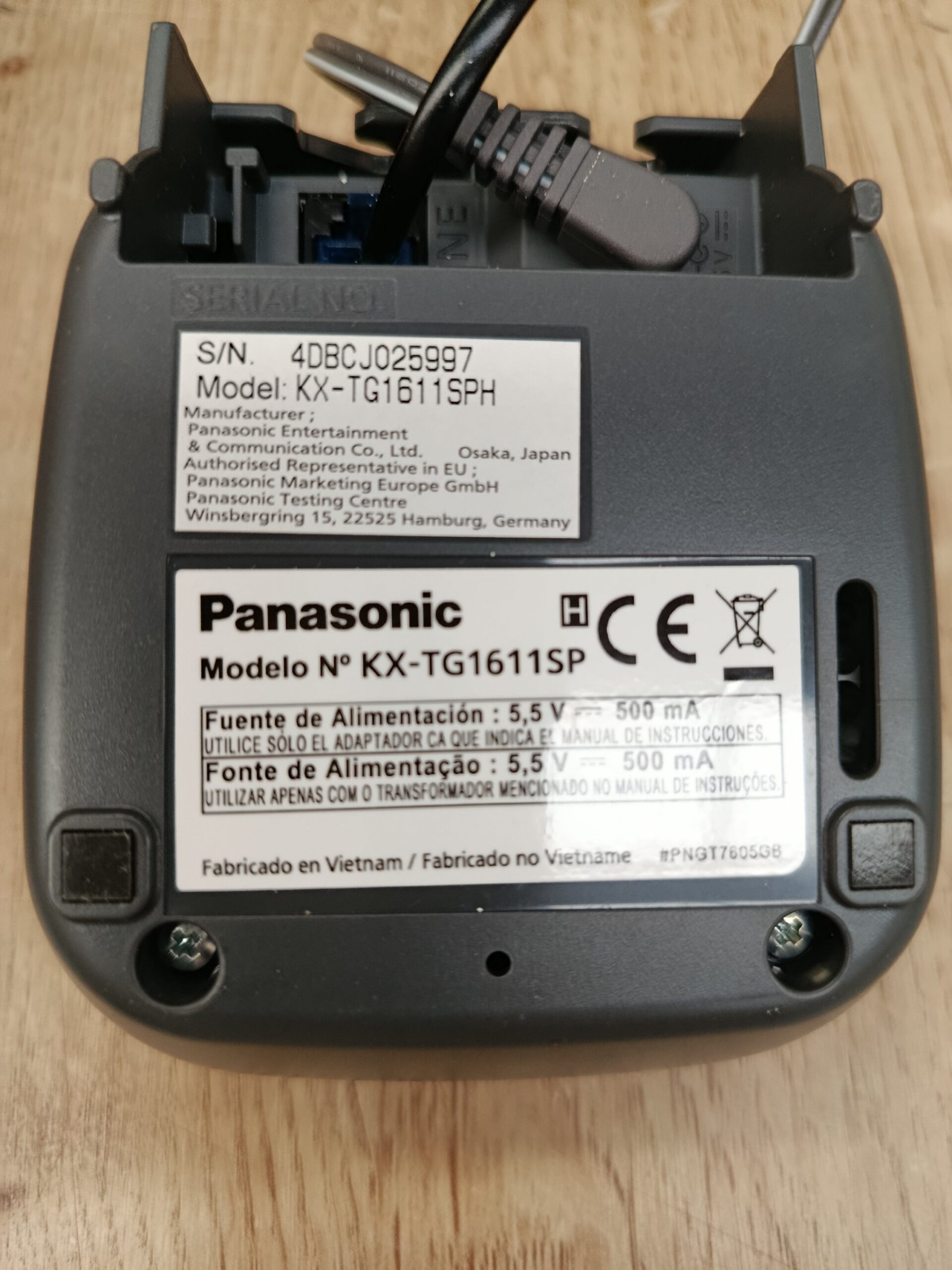 Panasonic KX-TG1611SPH Teléfono Inalámbrico Digital - Imagen 4
