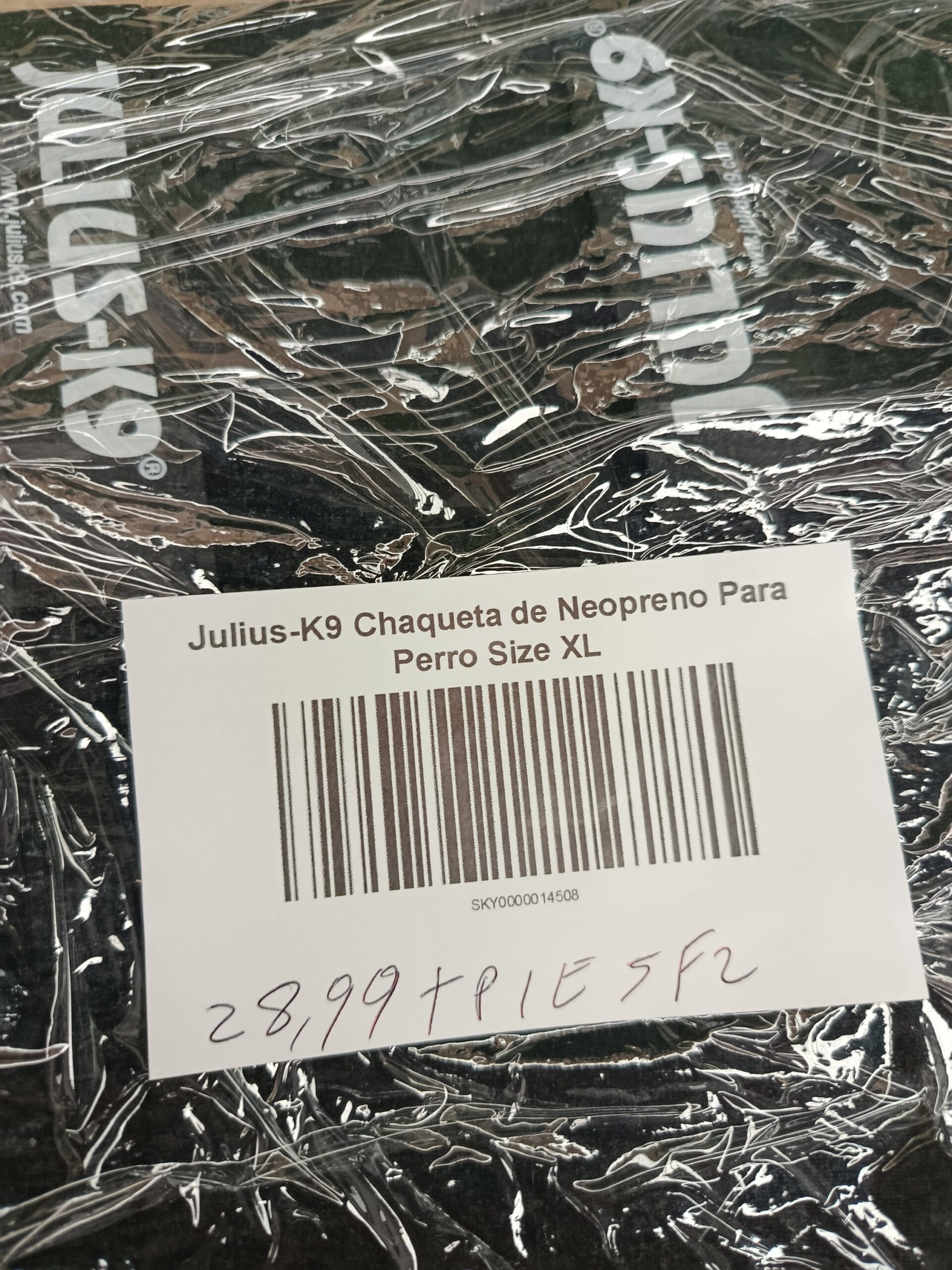 Julius-K9 Chaqueta de neopreno para perro IDC Size XL - Imagen 7