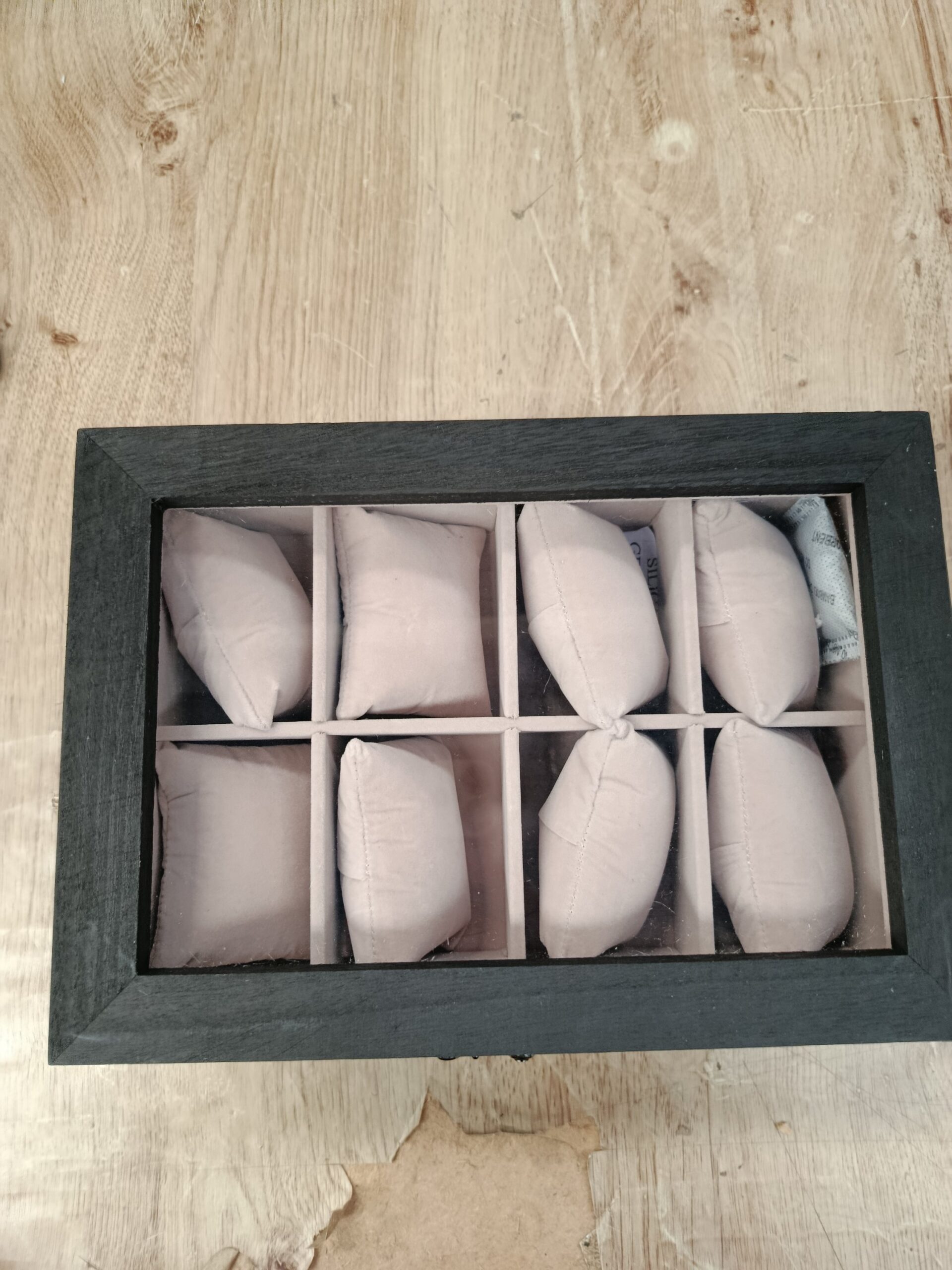 SONGMICS JOW008B01Caja de Relojes de Madera con 8 Ranuras - Imagen 3