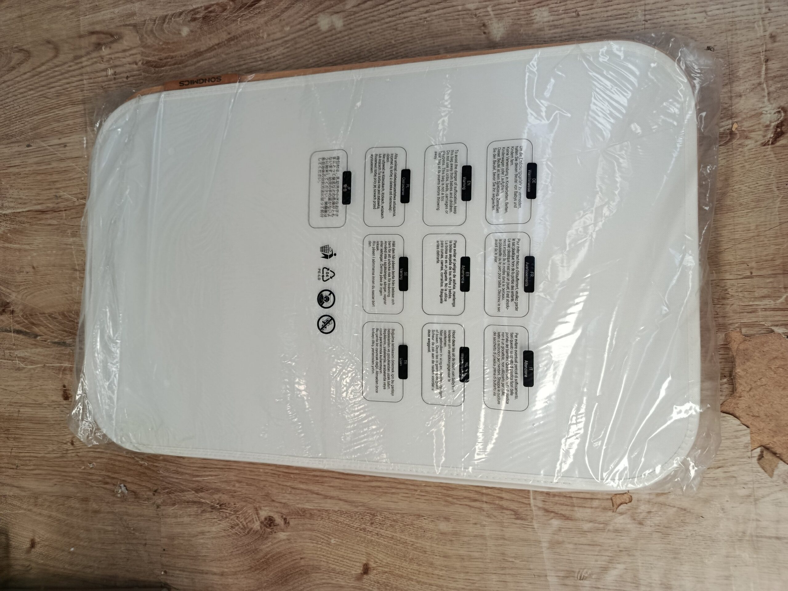 SONGMICS LCB515W01 Cesto de ropa sucia con tapa - Imagen 3