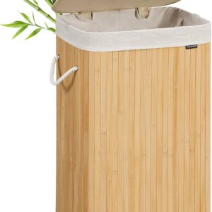 SONGMICS LCB10YV1 Cesto de la Ropa Sucia con Tapa 72L