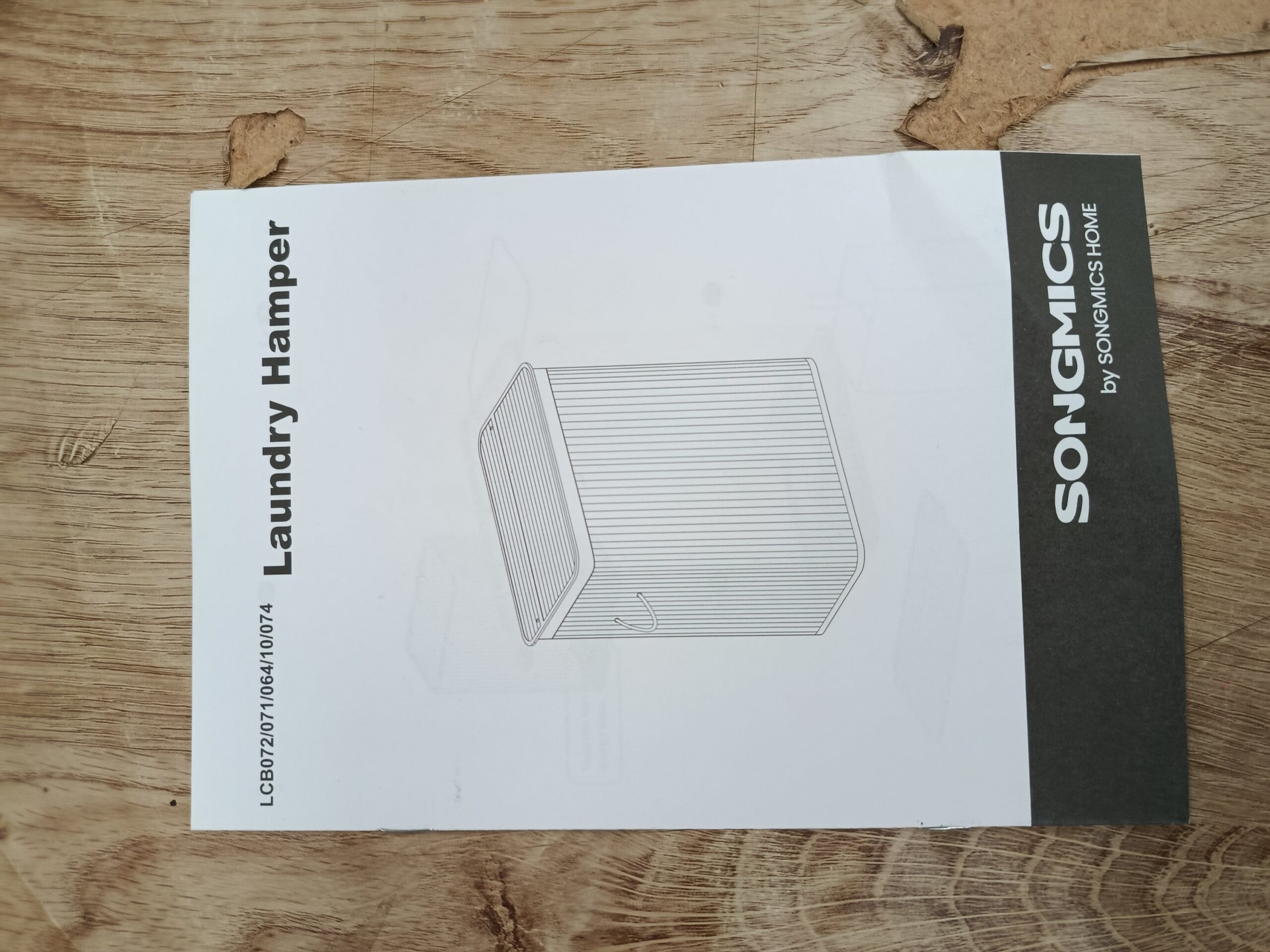 SONGMICS LCB064G01 Cesto Ropa Sucia 100 L - Imagen 7