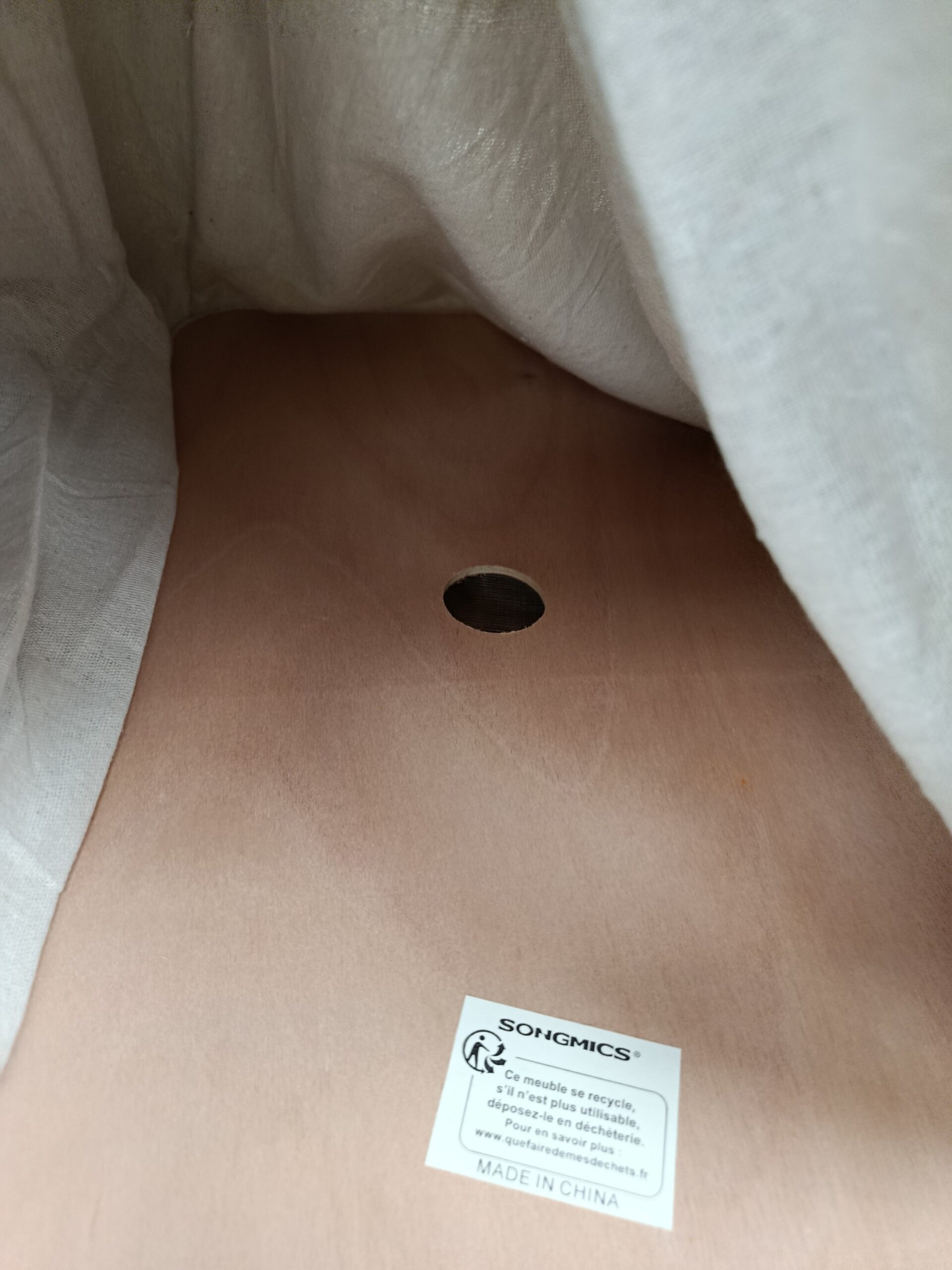 SONGMICS LCB064G01 Cesto Ropa Sucia 100 L - Imagen 6