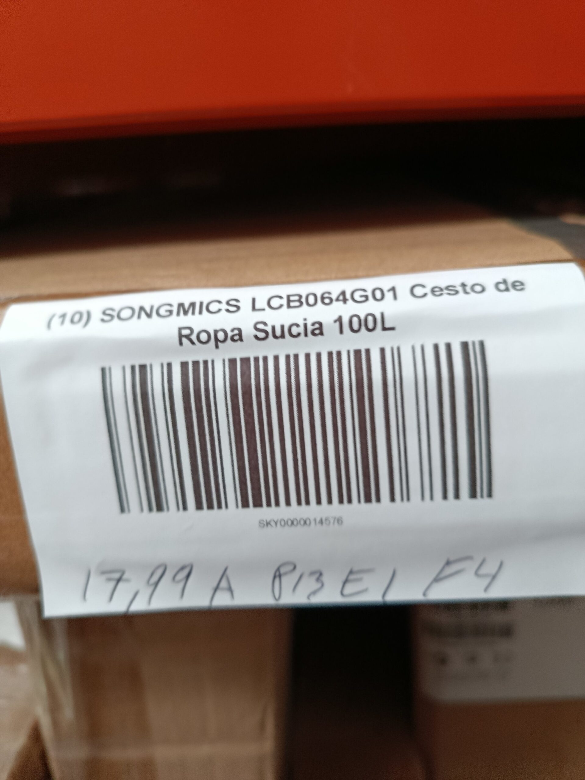 SONGMICS LCB064G01 Cesto Ropa Sucia 100 L - Imagen 8