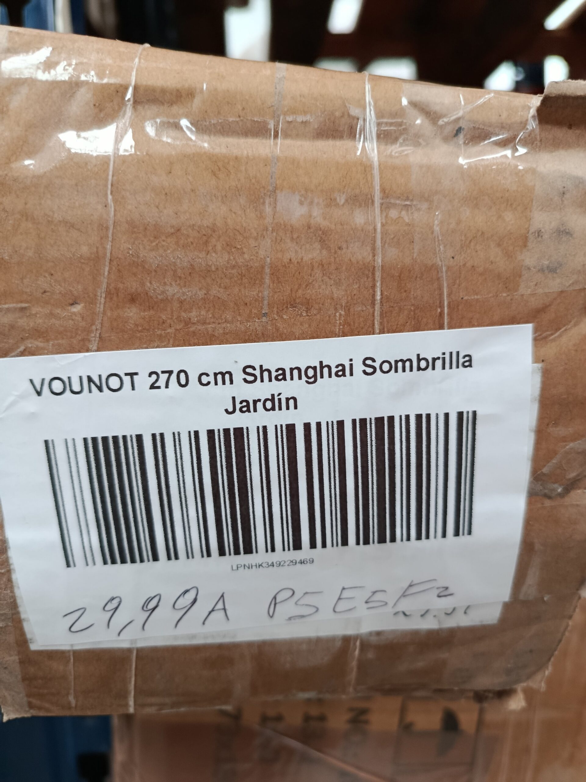 VOUNOT® 270 cm Shanghai Sombrilla Jardín - Imagen 8
