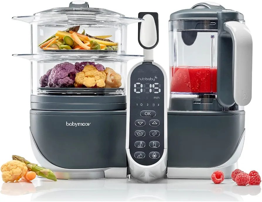 Babymoov Nutribaby Plus 6 en 1 procesador de alimentos para bebés