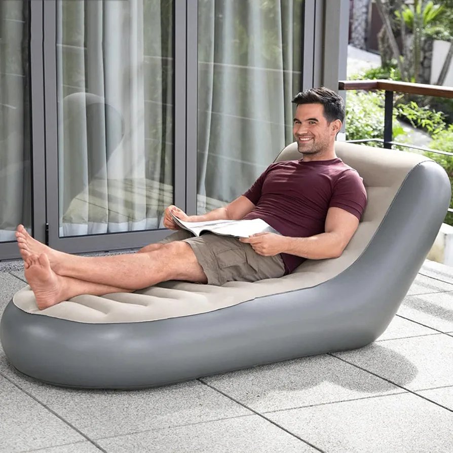 Bestway Silla Inflable Cama Tumbona De Camping