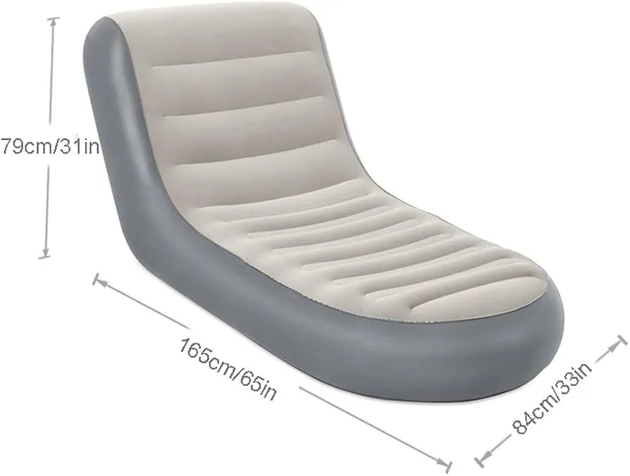 Bestway Silla Inflable Cama Tumbona De Camping - Imagen 2