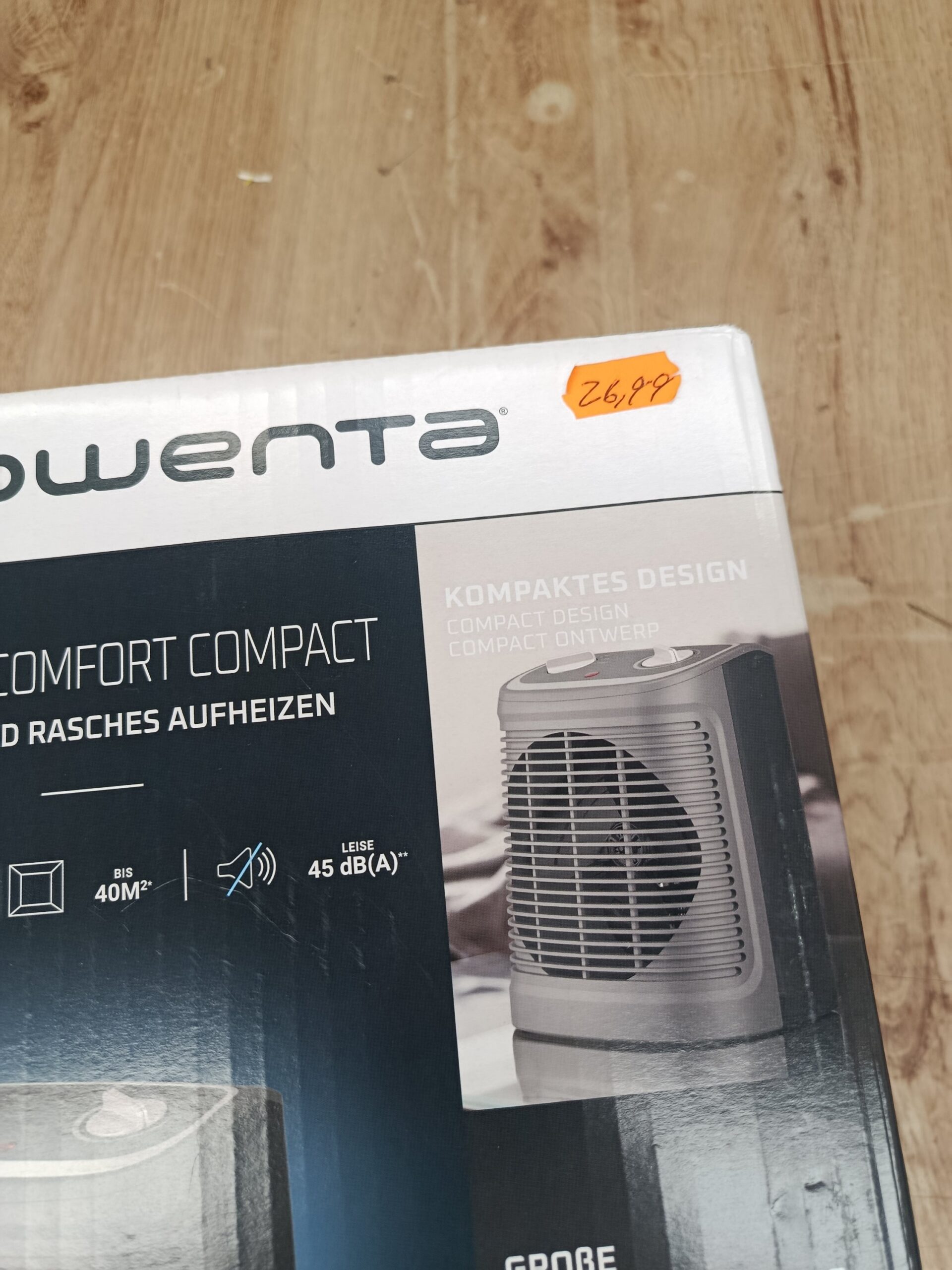 Rowenta Instant Comfort Compact - Calefactor 2400W - Imagen 9