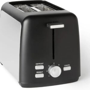 Tostadora Amazon Basics de 2 rebanadas