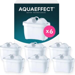 AQUAEFFECT MAX+ cartuchos de filtro de agua Paquete de 6