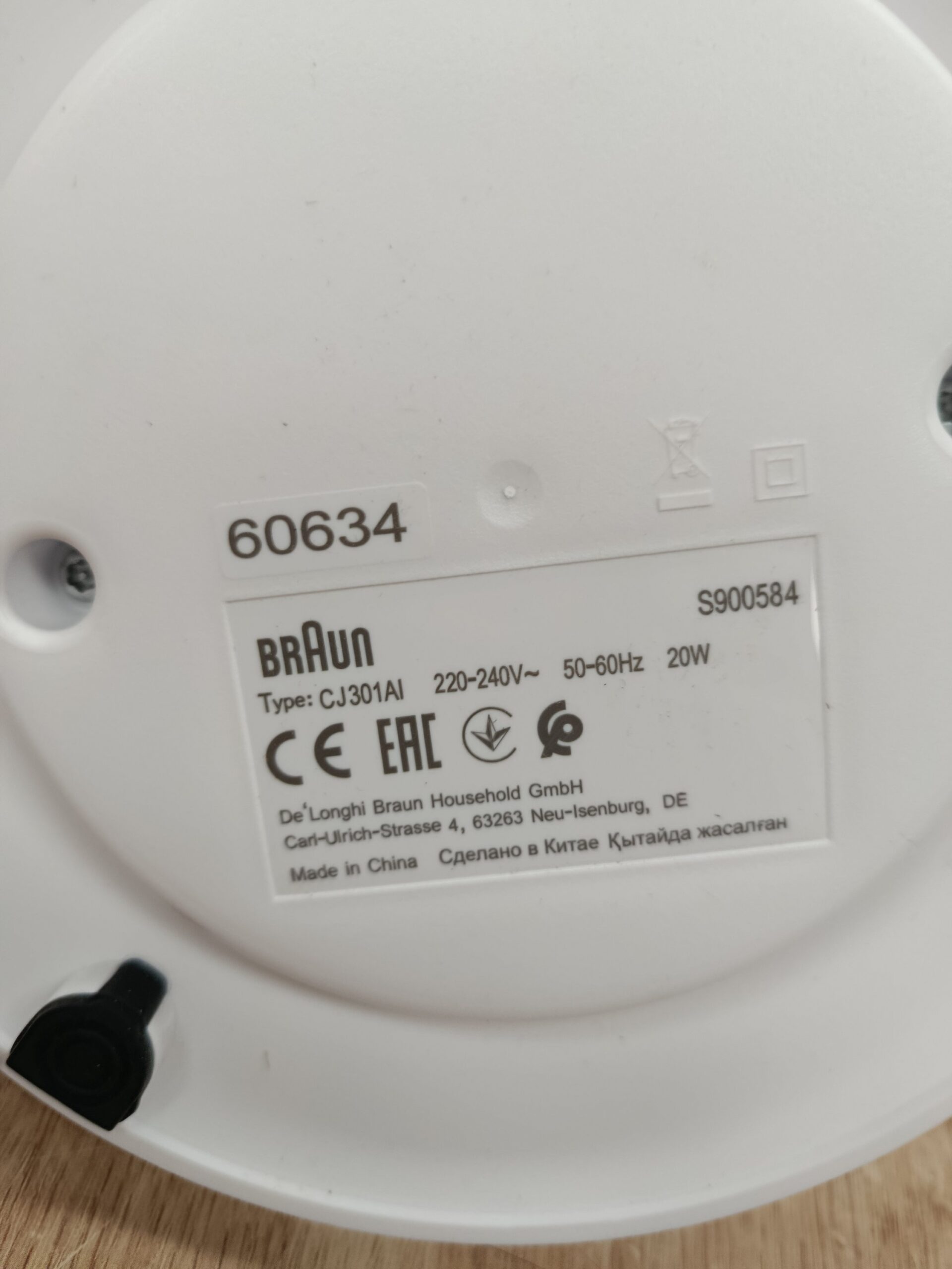 Braun CJ3000 WH - Exprimidor Eléctrico de Naranjas - Imagen 9