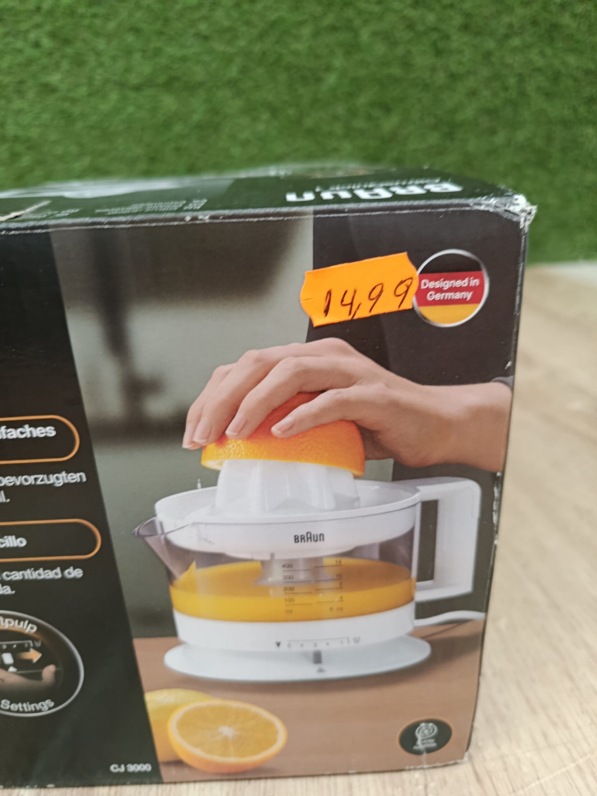 Braun CJ3000 WH - Exprimidor Eléctrico de Naranjas - Imagen 12