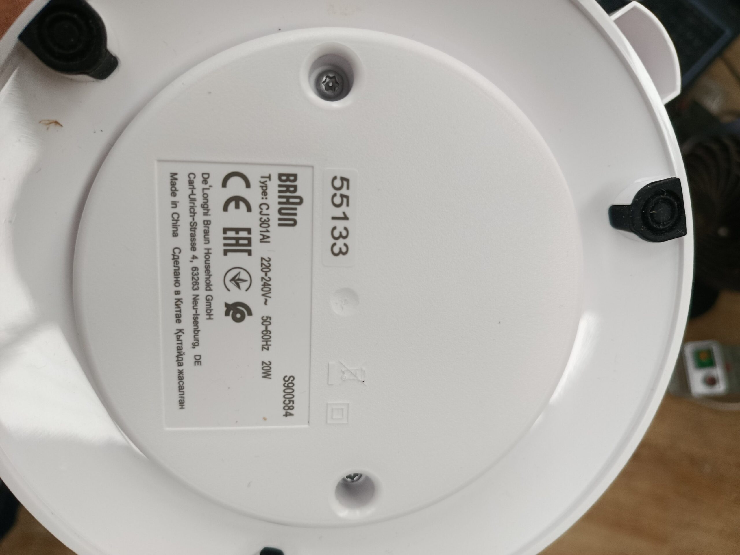 Braun CJ3000 WH - Exprimidor Eléctrico de Naranjas - Imagen 8