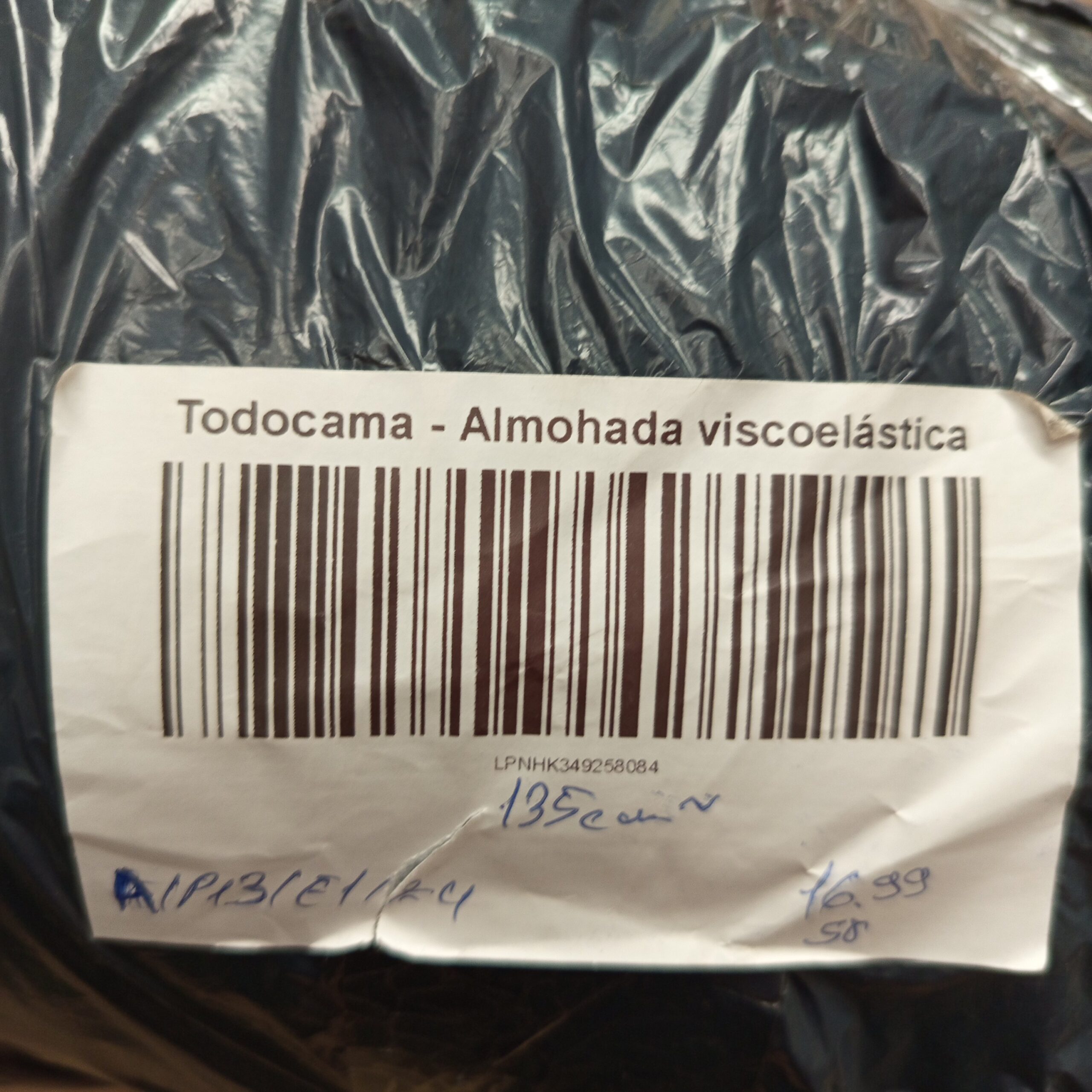 Almohada Viscoelástica - 135 cm - Todocama. - Imagen 7