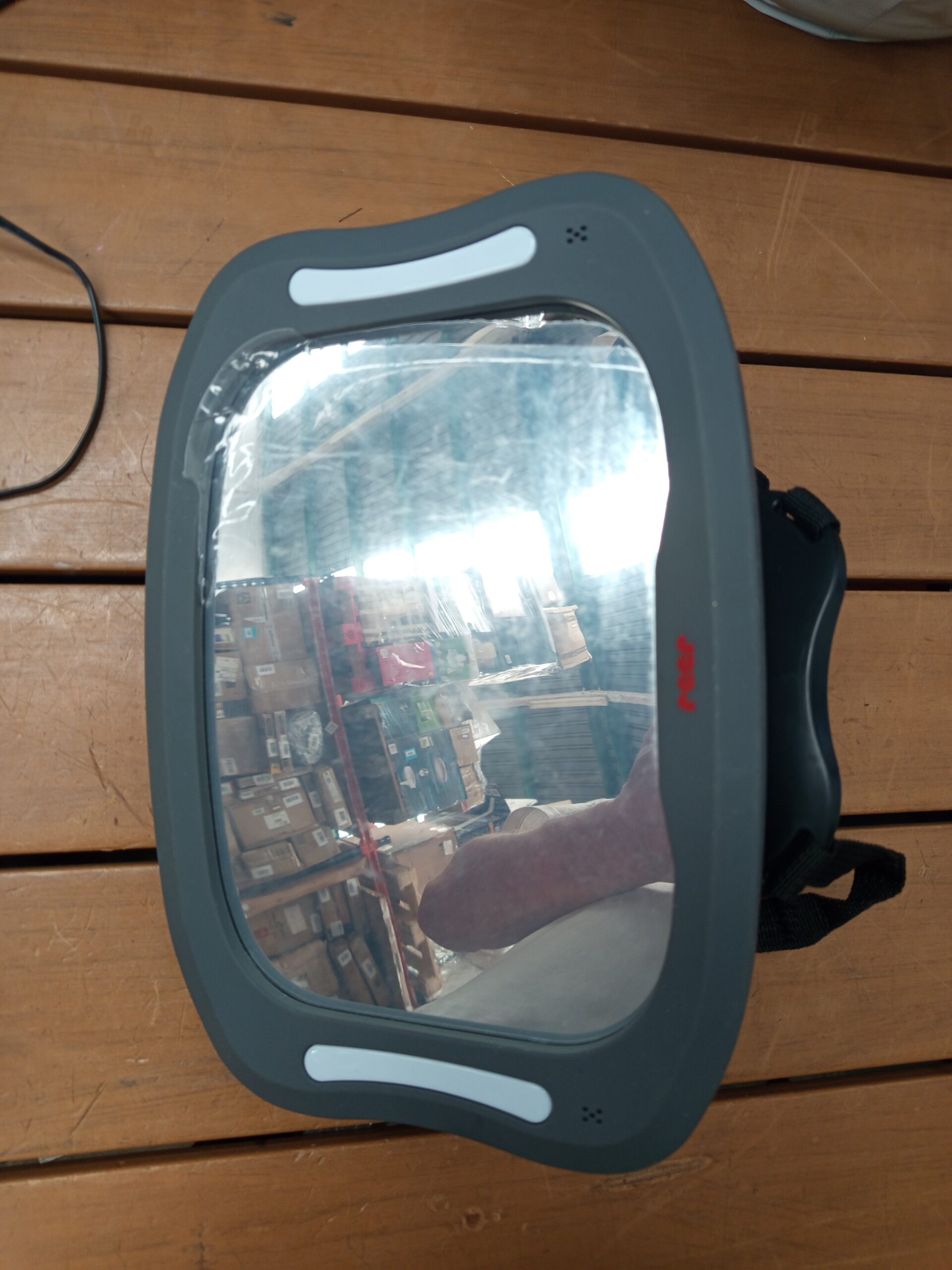 Espejo retrovisor coche bebé LED. - Imagen 3